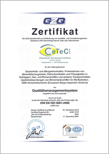 Testing and inspection services in the port of Mannheim